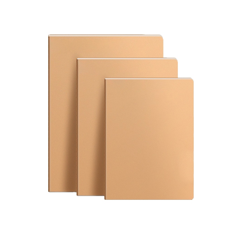 Caderno de encadernação costurado em sela com capa de papel Kraft A5