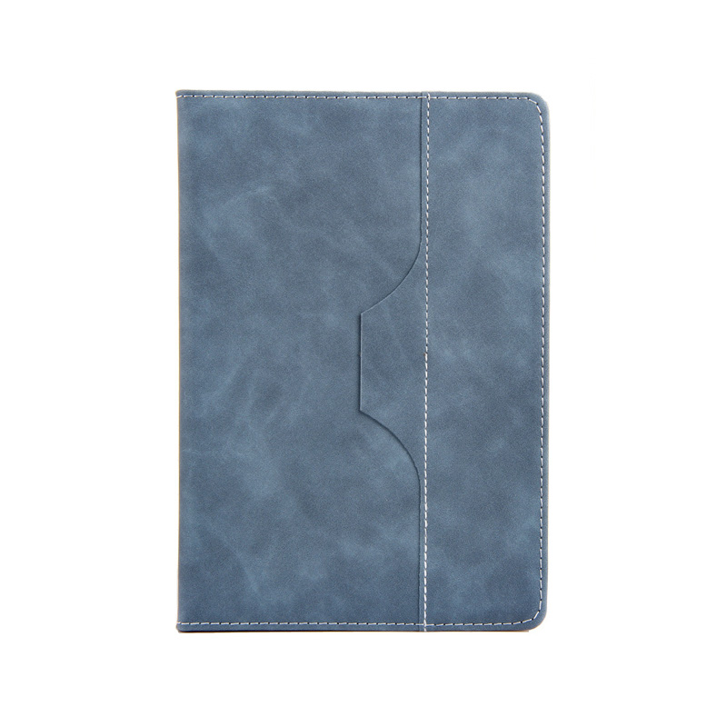 Notebook empresarial A5 PU com slot para caneta