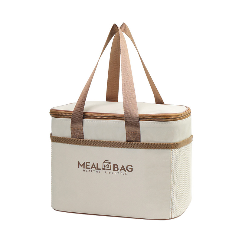 Bolsa de almoço clássica isolada à prova d'água em tecido Oxford
