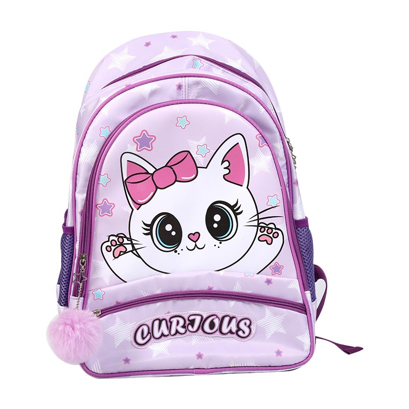 Bolsa Escolar Gatinho Curioso