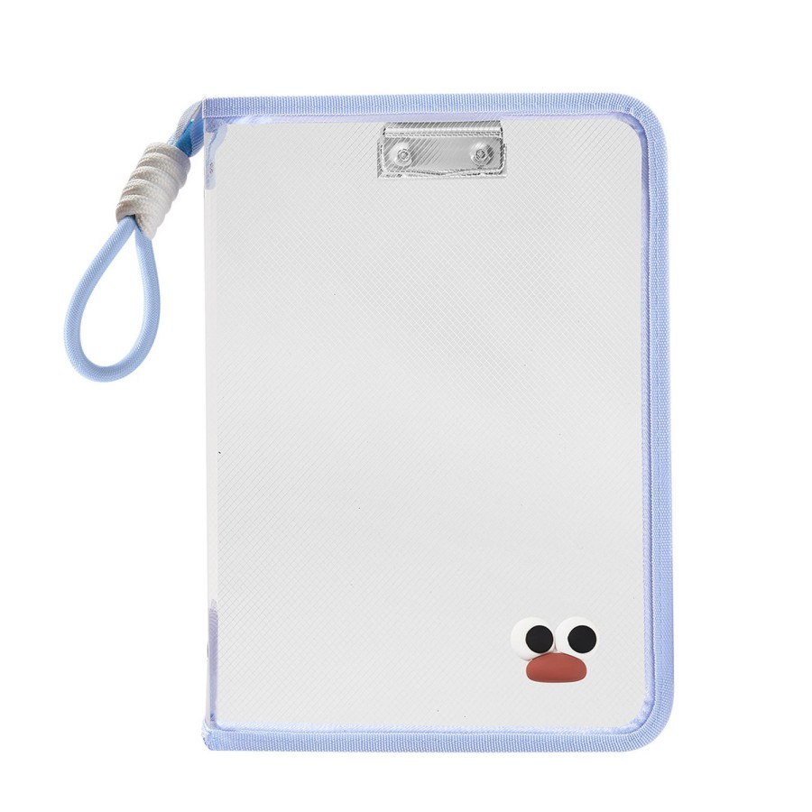 A4 Transparent Waterproof Thick Zipper Document Bag