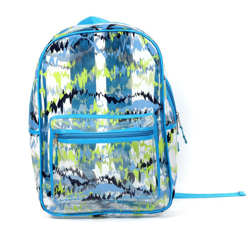 Mochila Clássica em PVC Transparente