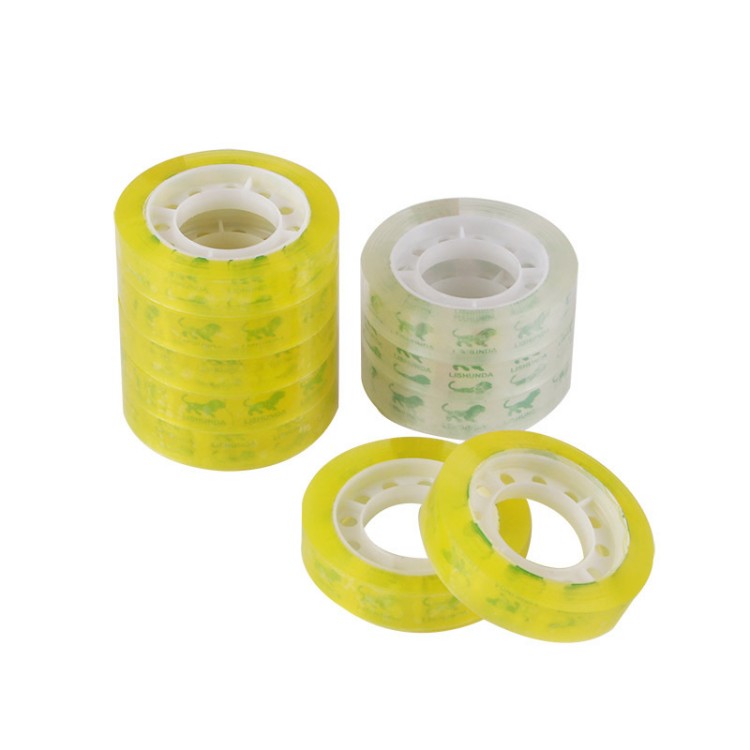 Fitas de papelaria transparentes