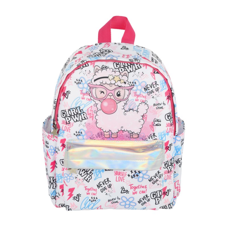 Minimochila moderna impressa a laser para meninas